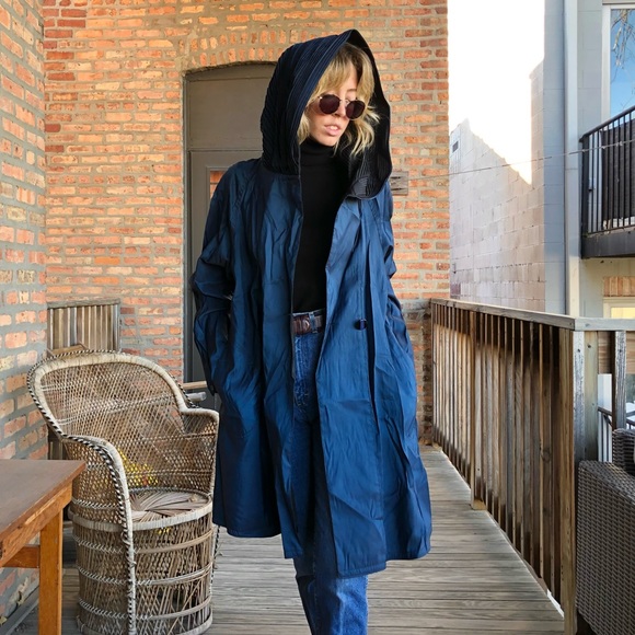 Mycra Pac Jackets & Blazers - Mycra Pac Donatella Raincoat In Sapphire